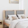 vidaXL Tête de lit Autre Marron 120 cm Bois massif en pin