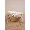 CHILDHOME Panier Mo&iuml;se avec matelas et housse Naturel Blanc cass&eacute;