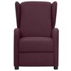 vidaXL Fauteuil électrique de massage Violet Tissu