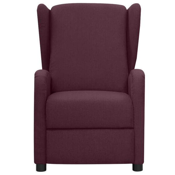 vidaXL Fauteuil électrique de massage Violet Tissu