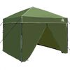 vidaXL Tente &agrave; abri 243 x 243 x 251 cm Vert tissu