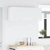 vidaXL Armoire suspendue Blanc 50 x 31 x 40 cm Bois d'ing&eacute;nierie