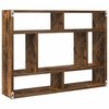 vidaXL &Eacute;tag&egrave;re murale Ch&ecirc;ne fum&eacute; 75x16x55 cm Bois d'ing&eacute;nierie
