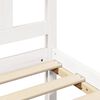 vidaXL Cadre de lit sans matelas blanc 150x200 cm bois massif
