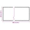 vidaXL Housse de protection plantes avec &oelig;illets 2x8 m poly&eacute;thyl&egrave;ne