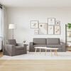 vidaXL Canap&eacute; 2 pcs Taupe 182 x 80 x 82 cm tissu