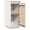 vidaXL Buffet Blanc 31,5x34x75 cm Bois massif de pin