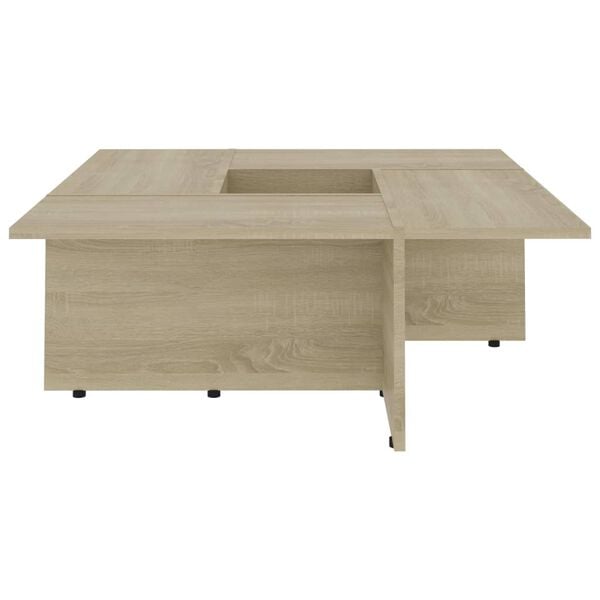 vidaXL Table basse Chêne sonoma 79,5x79,5x30 cm bois d'ingénierie