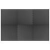 vidaXL Tapis de sol 6 pcs 2,16 ㎡ Mousse EVA Noir