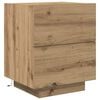 vidaXL Cabinet de chevet avec tiroir Ch&ecirc;ne artisanal 45 x 40 x 55 cm