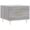vidaXL Table basse Sonoma gris 50x50x40 cm Bois d'ing&eacute;nierie
