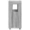 vidaXL Chariot de bar sonoma gris 60x39,5x89 cm bois d'ingénierie