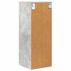 vidaXL Armoire suspendue avec stockage Gris b&eacute;ton 30 x 29,5 x 80 cm