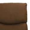 vidaXL Fauteuil Marron Tissu