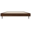 vidaXL Cadre de lit sans matelas ch&ecirc;ne marron 100x200 cm