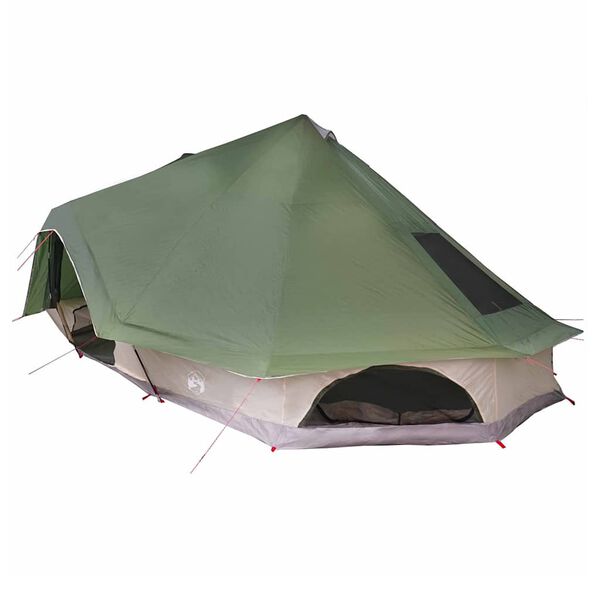 vidaXL Tente Tipi familiale avec toit Vert 680 x 430 x 270 cm