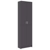 vidaXL Garde-robe de couloir Gris 55x25x189 cm Agglom&eacute;r&eacute;
