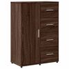 vidaXL Buffets 2 pcs ch&ecirc;ne marron 60x31x84 cm bois d'ing&eacute;nierie