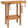 vidaXL &Eacute;tabli avec &eacute;taux 92x48x83 cm Bois massif d'acacia