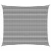 vidaXL Voile d'ombre Anthracite et blanc 6 x 7 m HDPE