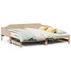 vidaXL Lit de jour et lit gigogne sans matelas 90x190 cm bois massif