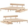 vidaXL Cadre de lit sans matelas 180x200 cm bois massif de pin