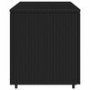 vidaXL Armoire de rangement jardin noir 110x55x60,5 cm r&eacute;sine tress&eacute;e