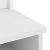 vidaXL Portemanteau SANDNES blanc 87x40x159,5 cm bois massif pin