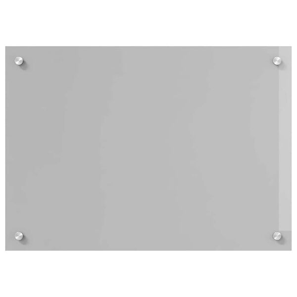 vidaXL Protection de cuisine 2 pcs Gris clair 70 x 50 cm verre tremp&eacute;