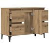 vidaXL Armoire d'évier chêne artisanal 80x33x60 cm bois d'ingénierie