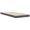 vidaXL Cadre de lit sans matelas gris 75x190 cm bois de pin massif