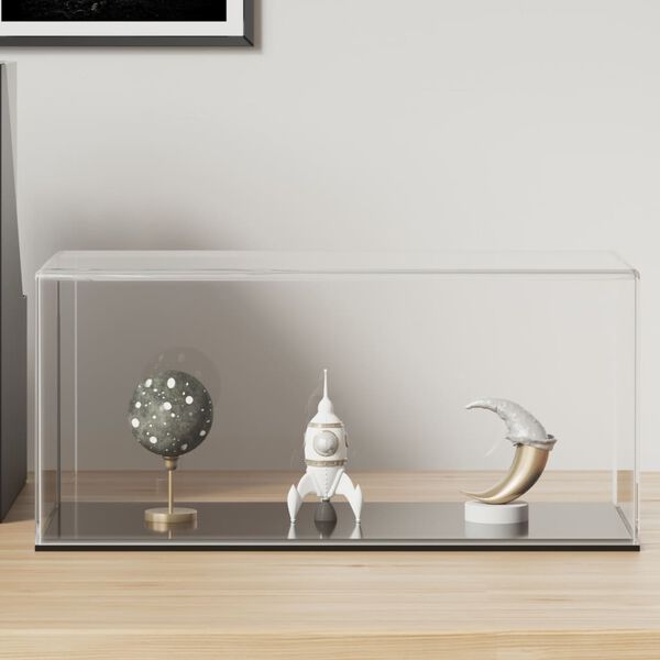 vidaXL Boîte d'affichage transparente 30x15x14 cm acrylique