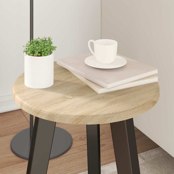 vidaXL Plateau de table Ch&ecirc;ne sonoma 30 x 30 x 1,5 cm