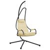 vidaXL Chaise suspendue Beige 94 x 107 x 196,5 cm Acier