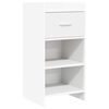 vidaXL Buffet Blanc 40 x 36 x 80 cm Bois d'ing&eacute;nierie