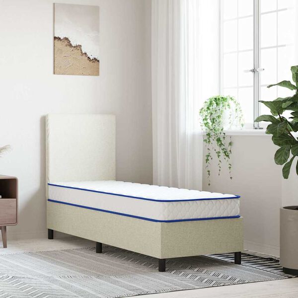 vidaXL Matelas en mousse à mémoire de forme blanc 70x200x17 cm doux