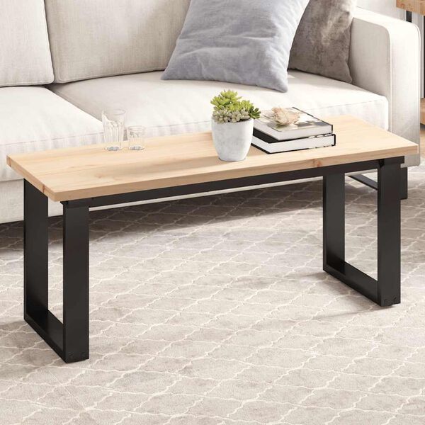 vidaXL Dessus de table 110x40x2,5 cm rectangulaire bois de pin massif