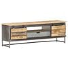 vidaXL Meuble TV 120 x 30 x 40 cm Bois massif de manguier