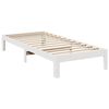 vidaXL Cadre de lit sans matelas blanc 80x200 cm bois massif de pin