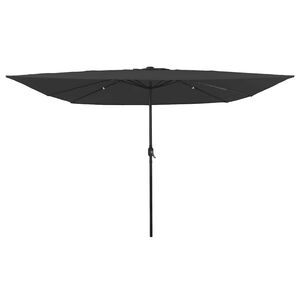 vidaXL Parasol de jardin 295 x 295 x 245 cm Polyester et Acier