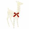 vidaXL Renne de No&euml;l 3D LOVIISA 110 LED Blanc chaud 70 x 26 x 100 cm