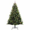 vidaXL Arbre de No&euml;l artificiel en silicone flexible 300 LEDs 240 cm