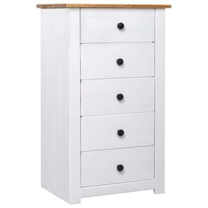 vidaXL Buffet Blanc 46x40x89 cm Pin Gamme Panama