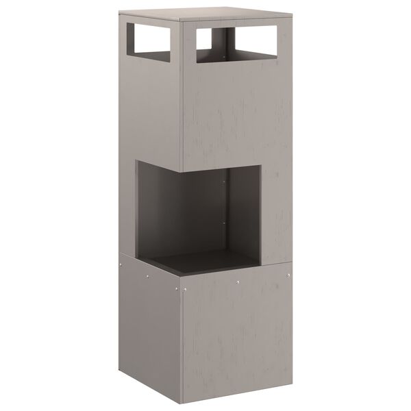 vidaXL Braise Marron 35 x 35 x 100 cm Acier