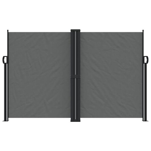 vidaXL Auvent lat&eacute;ral r&eacute;tractable anthracite 160x1200 cm