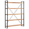 vidaXL Bibliothèque à 5 niveaux 140x30x180 cm Bois d'acacia solide