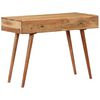 vidaXL Bureau 100x51x76 cm Bois d'acacia solide