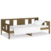 vidaXL Lit de jour sans matelas marron miel bois pin massif 90x190 cm