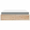 vidaXL Lit avec matelas 180x200 cm bois massif de pin