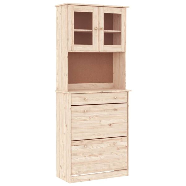 vidaXL Buffet ALTA 77x35x188 cm bois massif de pin